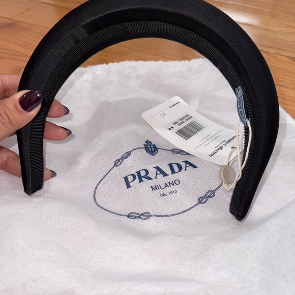 New & Authentic Prada Headband with Dust Bag - Picture 4 of 4